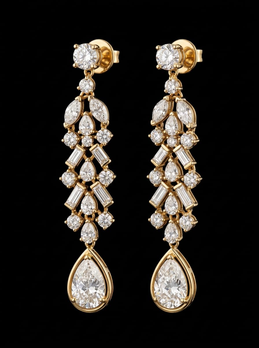 Cascade Diamond Earrings